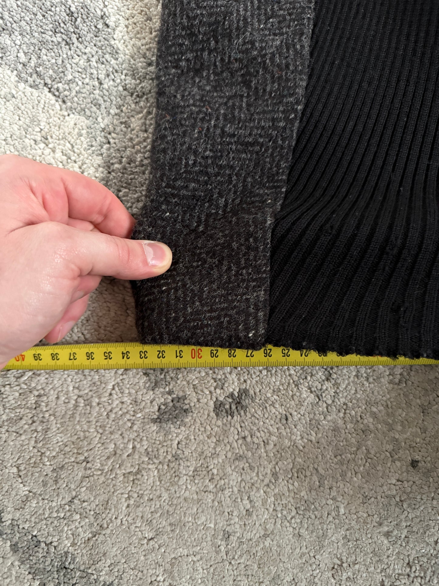 Comme Des Garçons FW1994 wool skirt