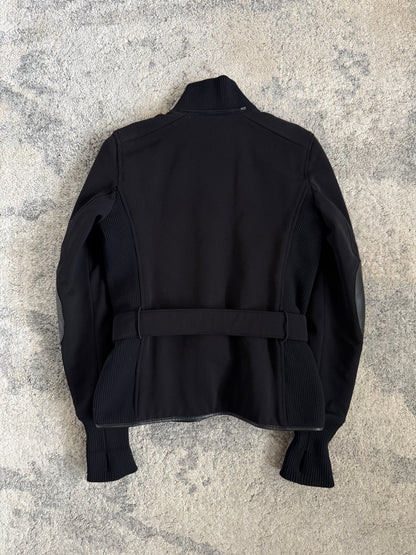 Prada FW2000 nylon with removable fur collar