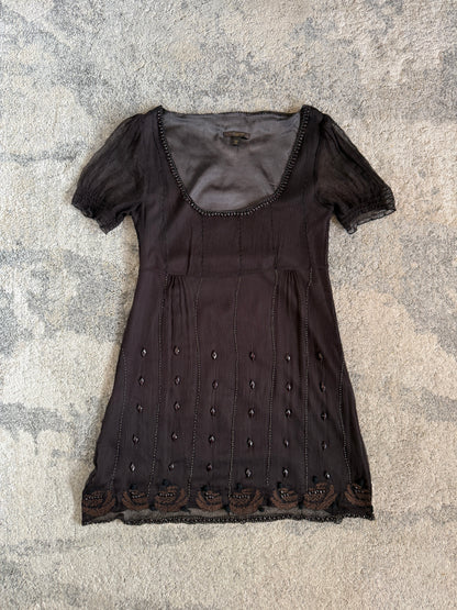 Louis Vuitton 2000’s silk baby doll dress