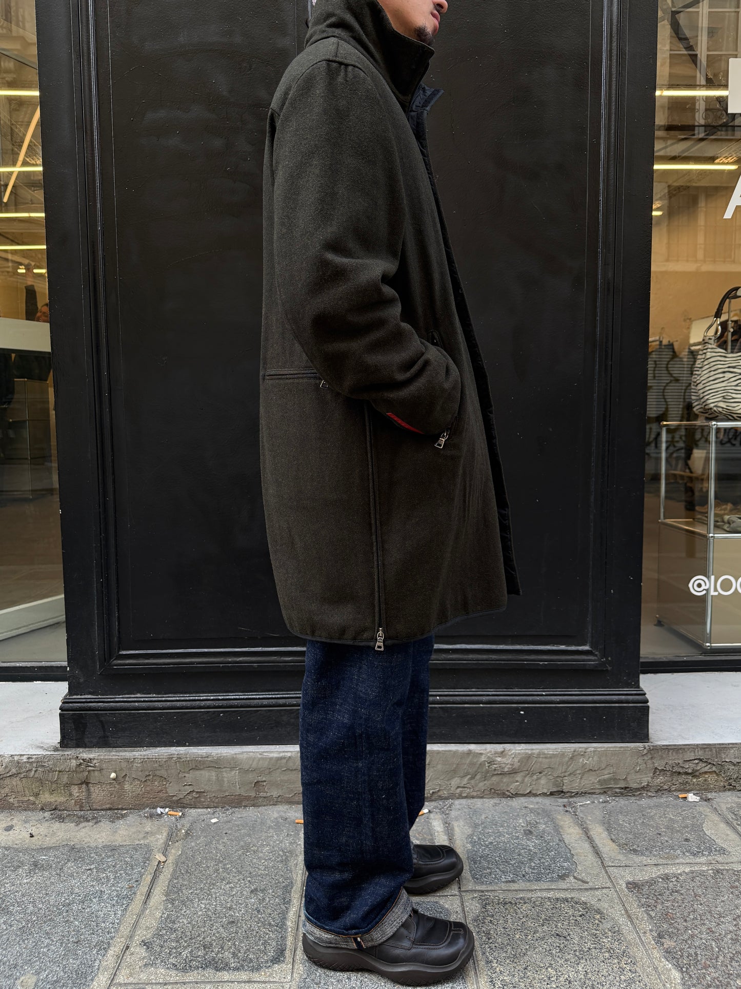 Prada 2000’s wool long coat