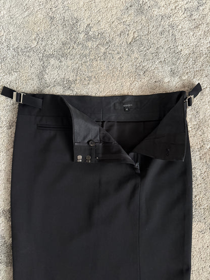 Gucci FW1998 wool tailored skirt by Tom Ford