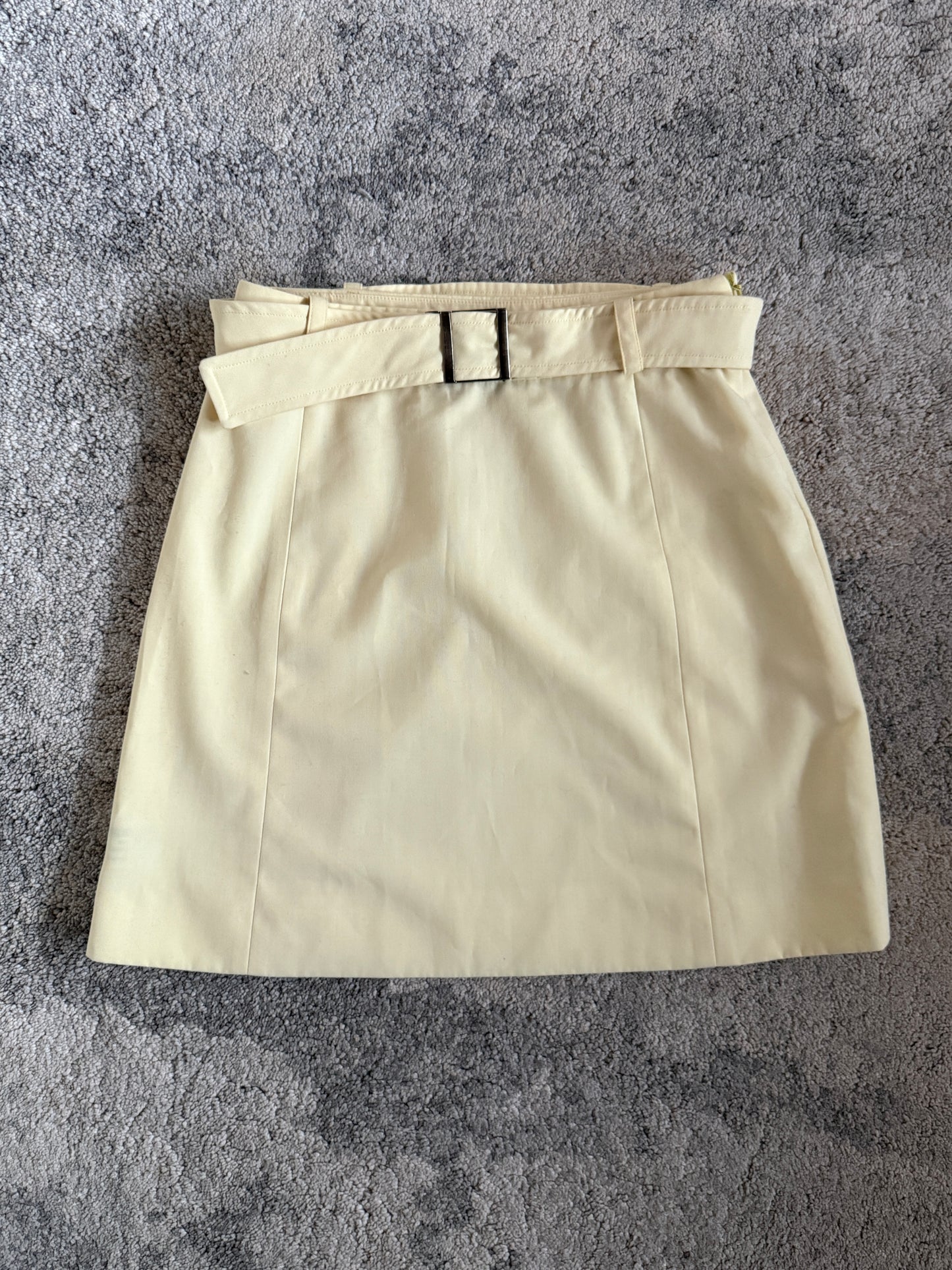 Miu Miu 1993 nylon & rayon mini skirt