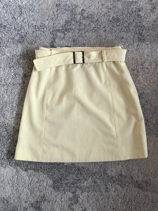Miu Miu 1993 nylon & rayon mini skirt