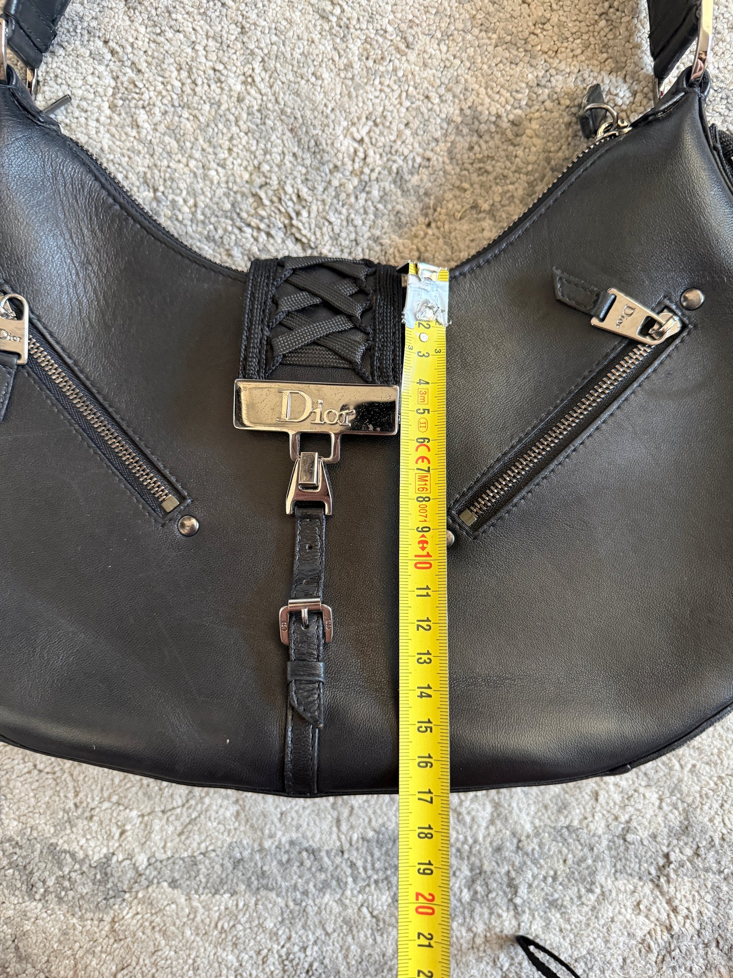 Dior FW2002 corset leather bag