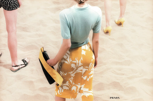 Prada SS2001 leather hand bag