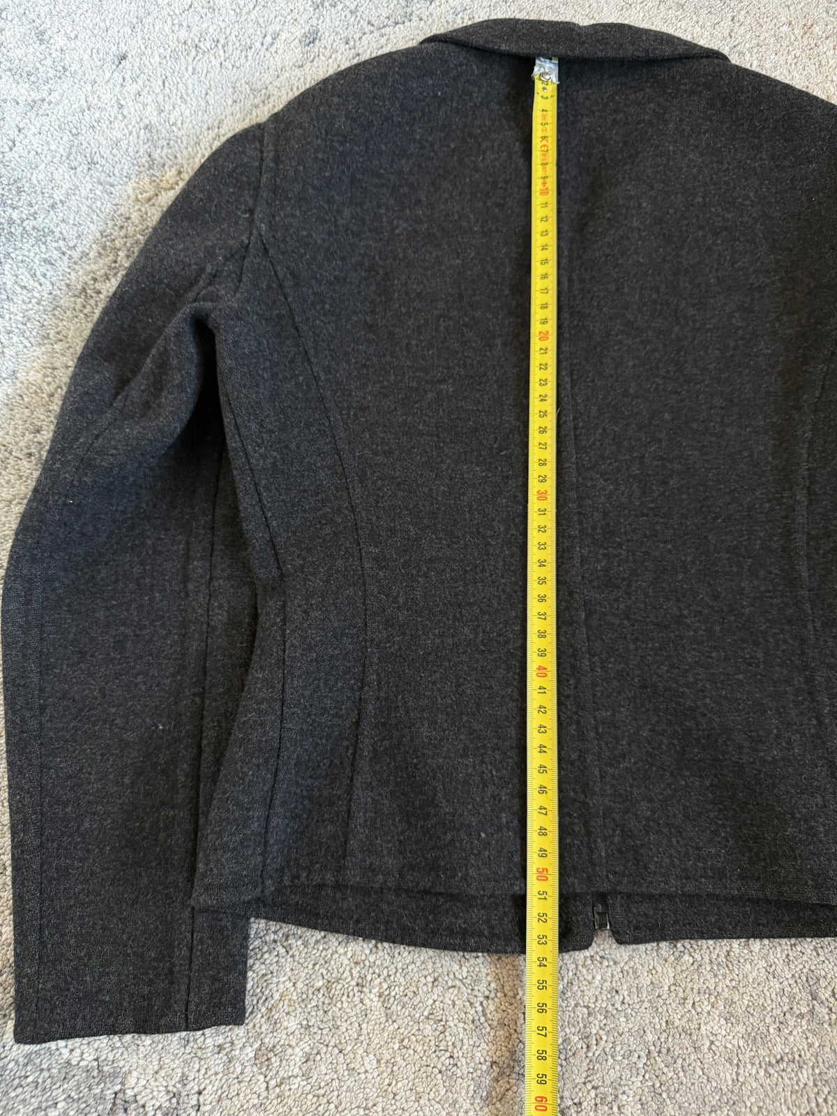 Prada 1998 wool zip shirt