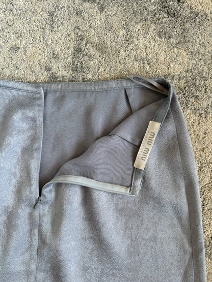 Miu Miu FW1997 acetate & polyester mini skirt