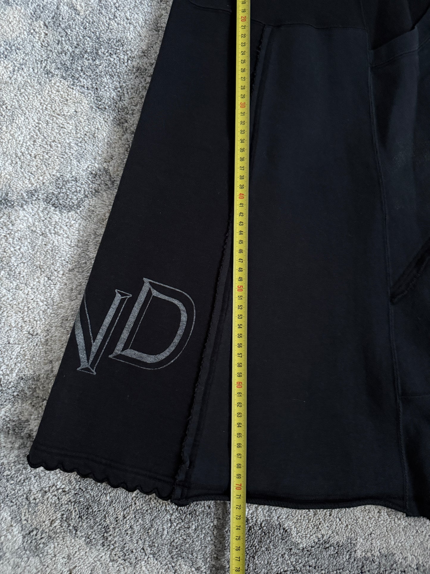 Undercover FW2003 "Paperdoll" hybrid skirt