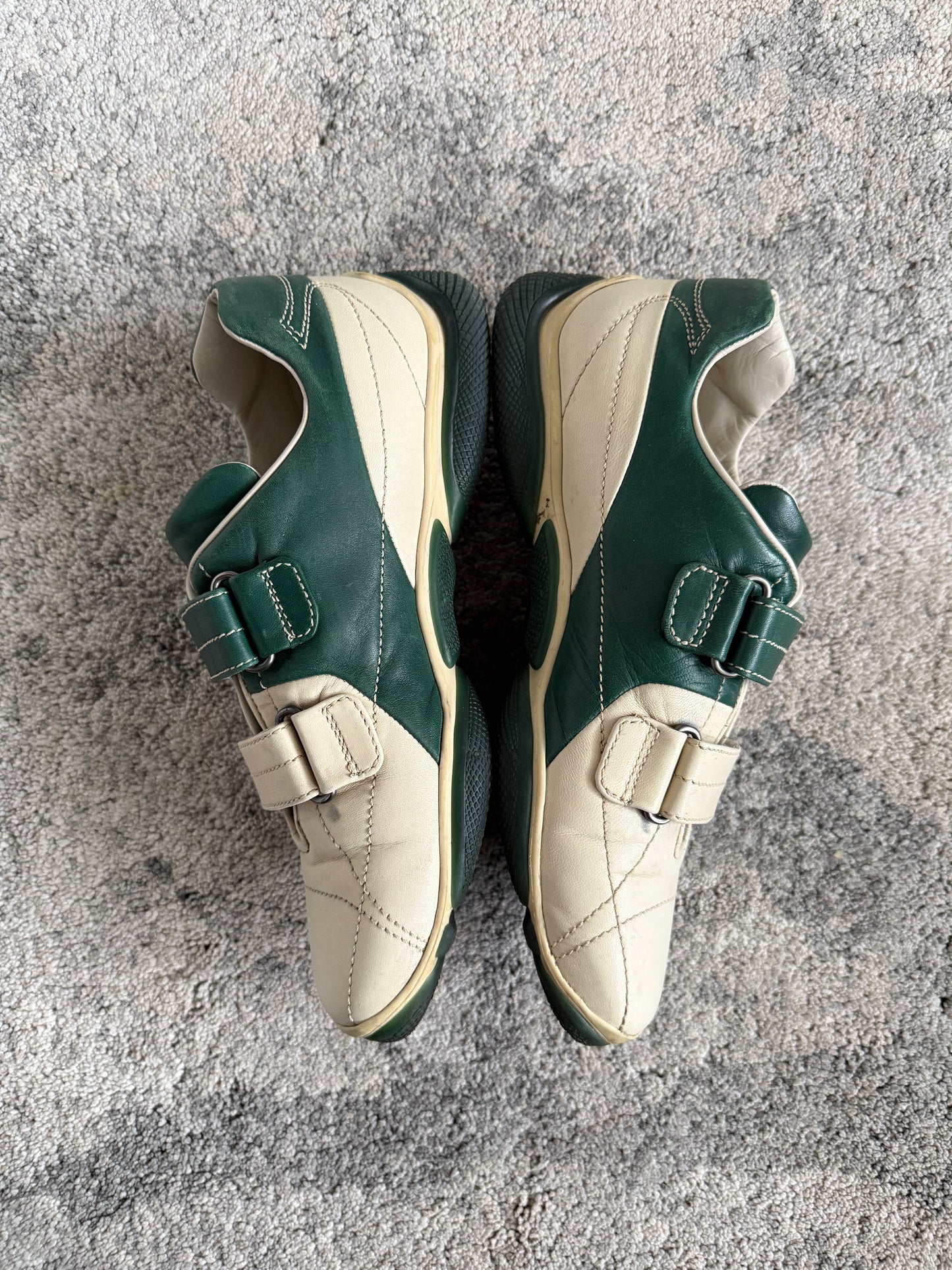 Prada SS2001 leather Velcro trainers
