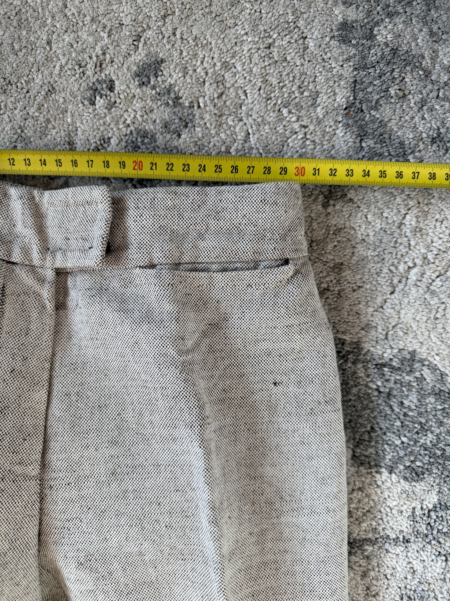 Prada SS1999 linen & cotton capri