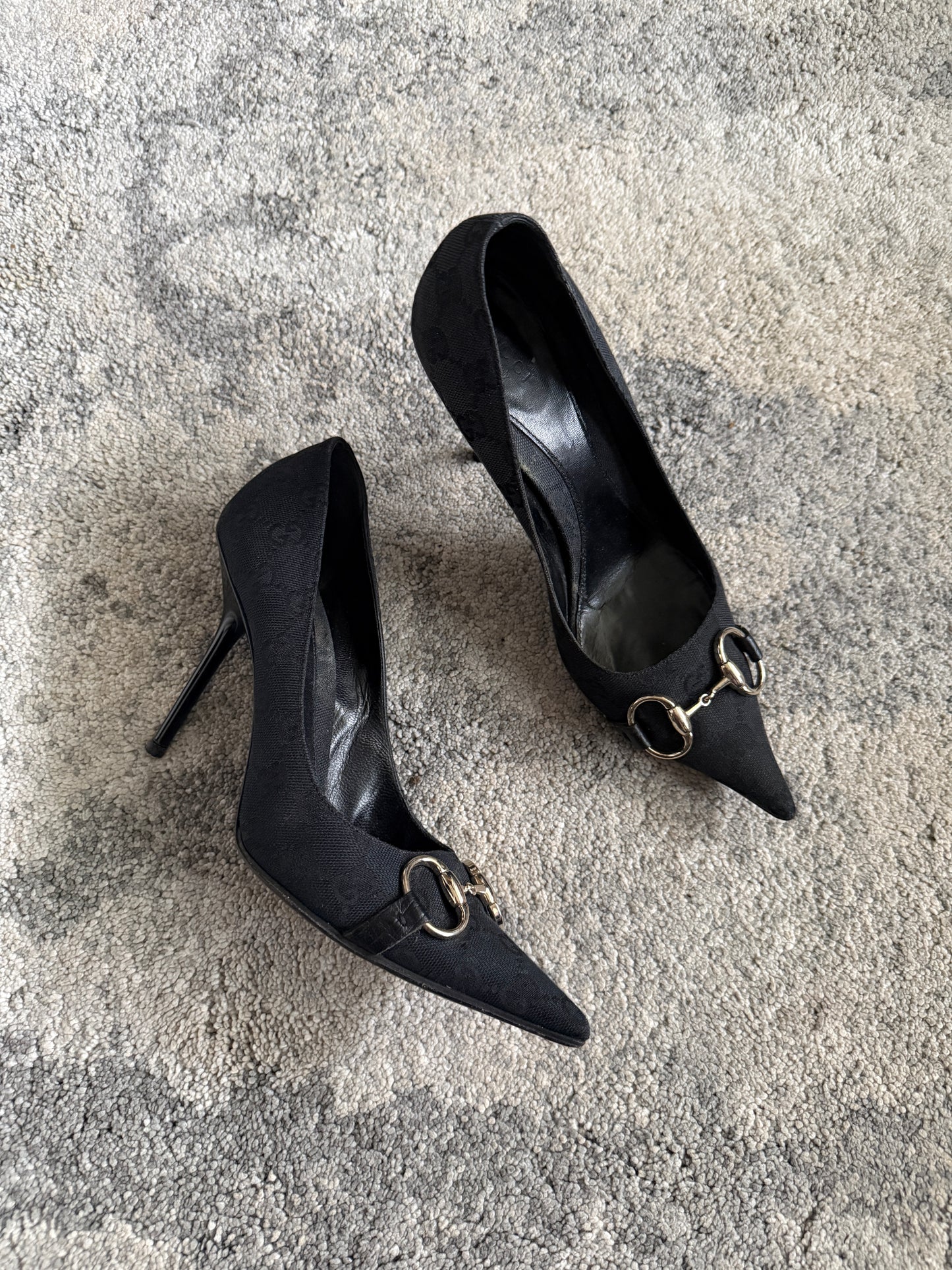 Gucci 2000’s monogramme heels