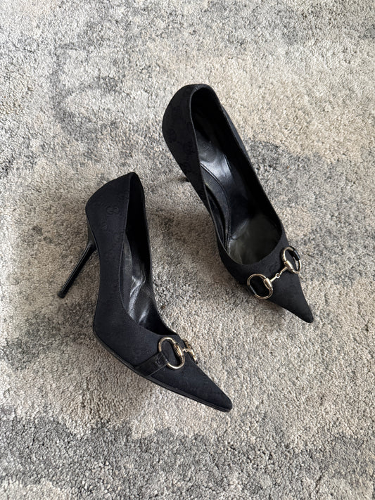 Gucci 2000’s monogramme heels