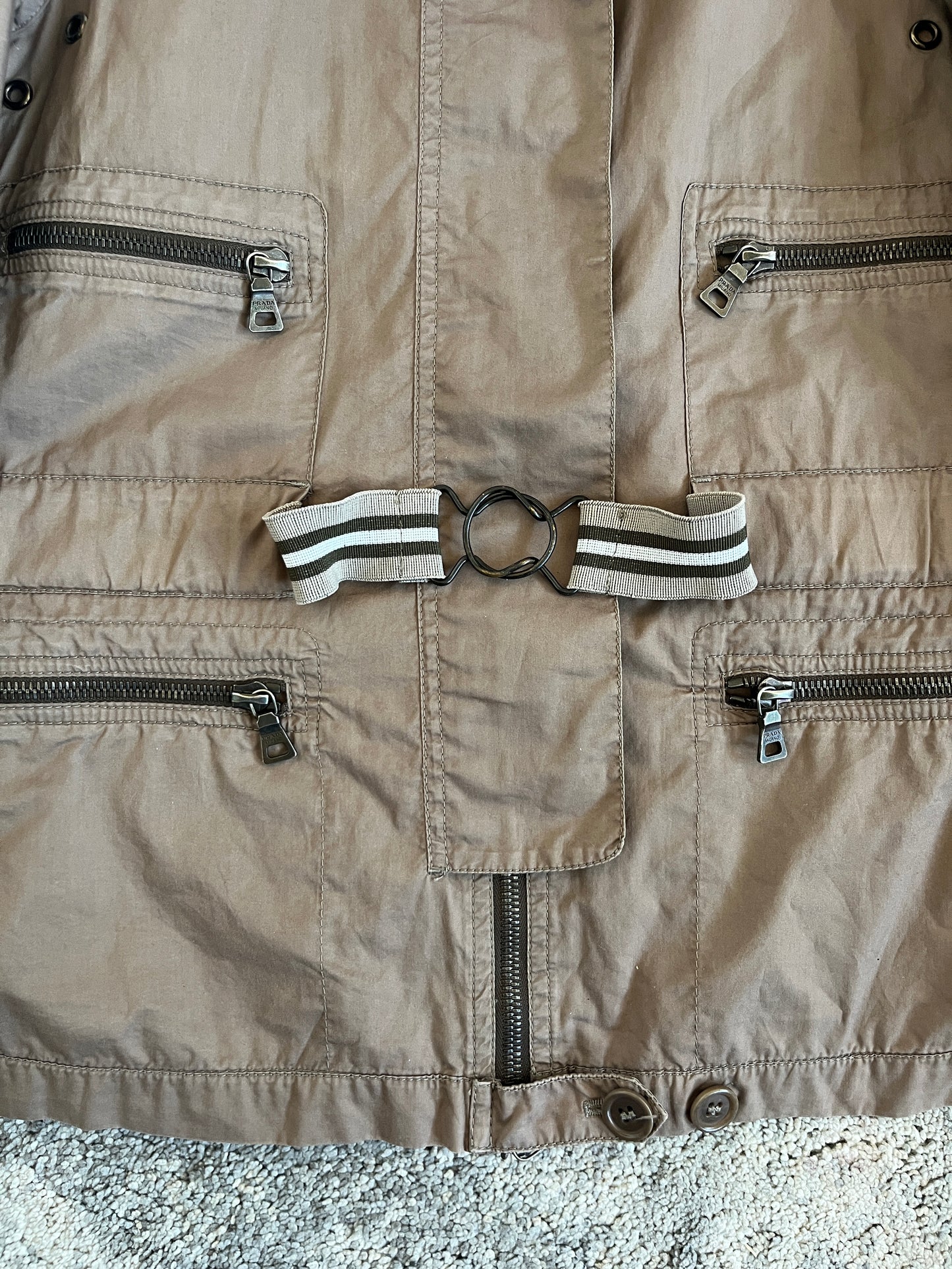 Prada 2000’s sample cotton safari jacket