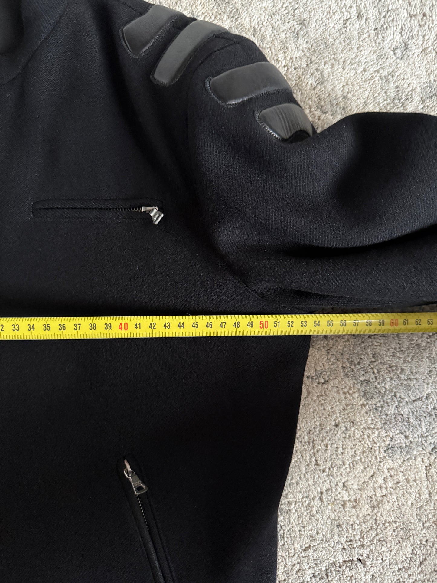 Prada FW1999 wool shoulder pads jacket