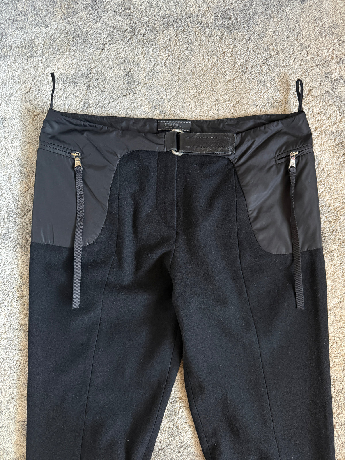 Prada FW1999 wool & nylon pants