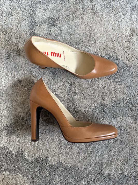 Miu Miu 1990’s leather heels