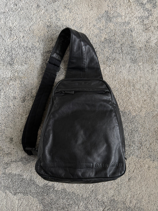 Miu Miu 1999 leather sling bag