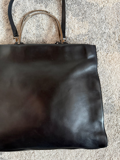 Gucci 2000’s leather metal handle