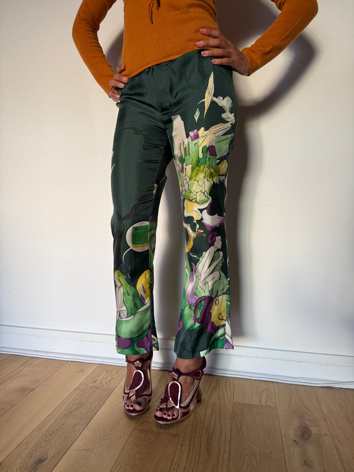 Prada SS2008 fairy silk pants