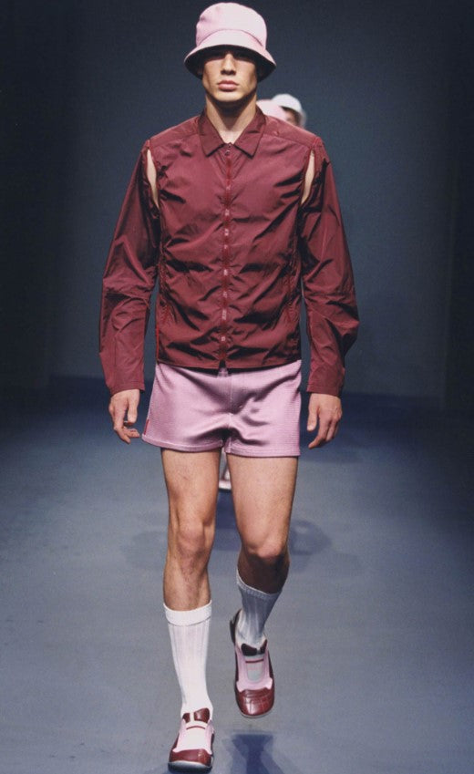 Prada SS2000 nylon convertible shirt