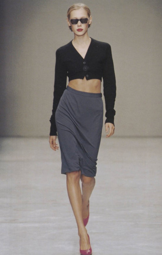 Prada SS2001 cashmere crop sweater