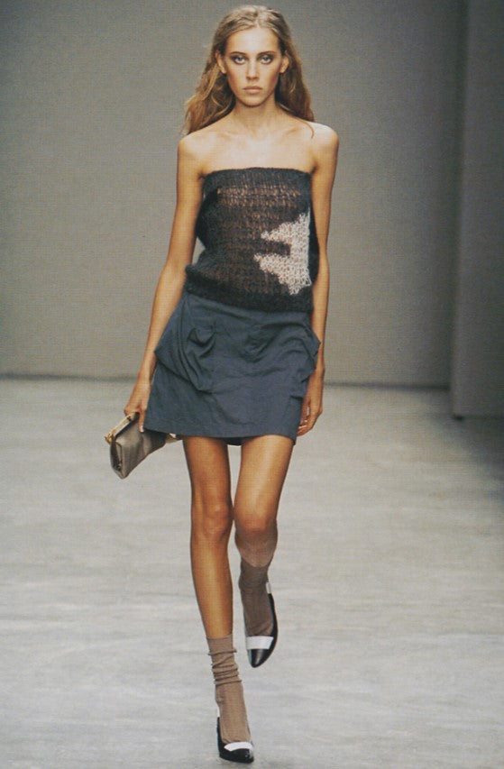 Miu Miu SS2001 pockets cotton skirt