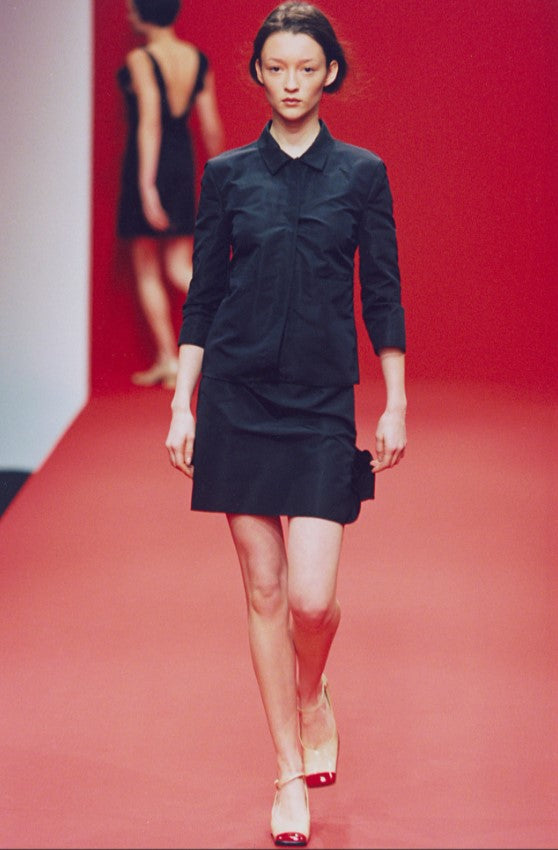 Miu Miu FW1998 silk & acetate shirt