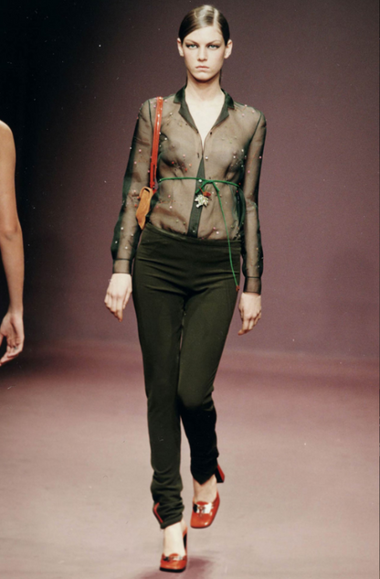 Prada FW1999 suede & patent leather bag