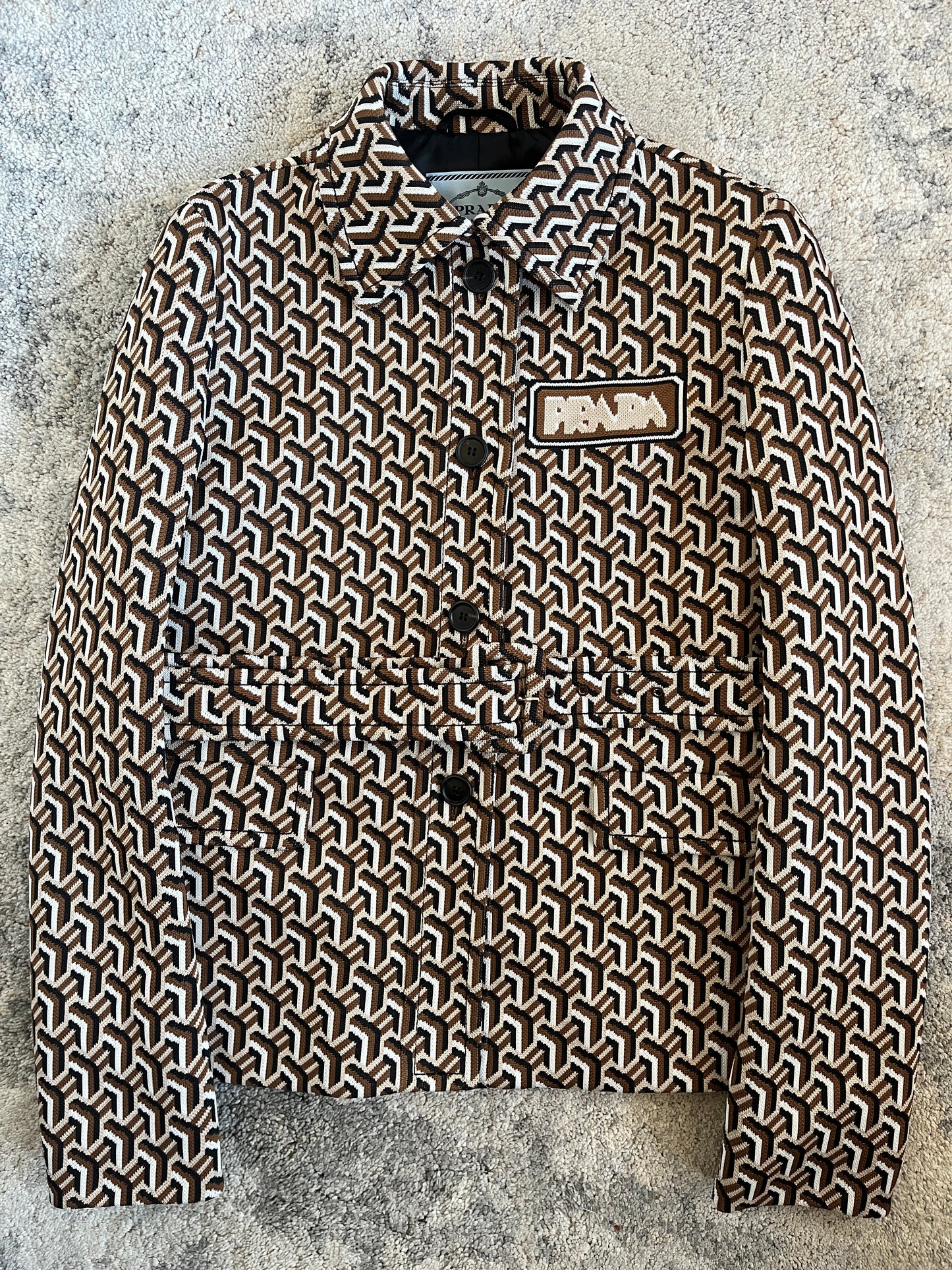 Prada FW2018 jacquard jacket