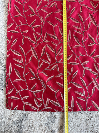 Prada SS1997 jacquard silk skirt