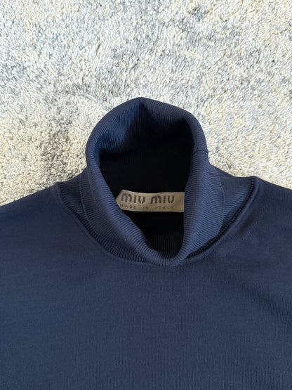 Miu Miu 1990’s nylon turtleneck