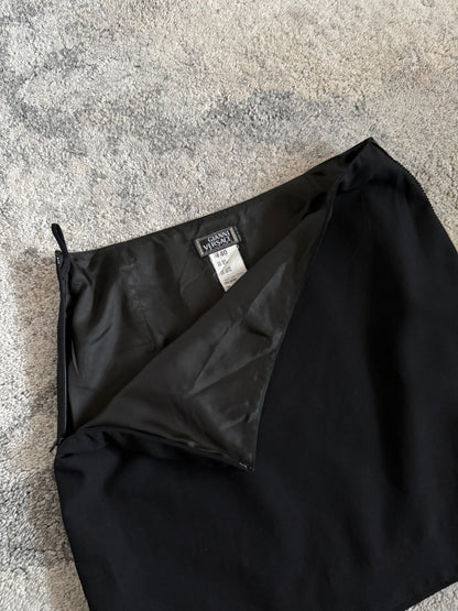 Gianni Versace 2001 studded rayon mini skirt