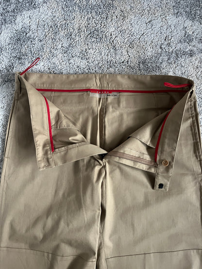 Prada 2000’s double knee pants