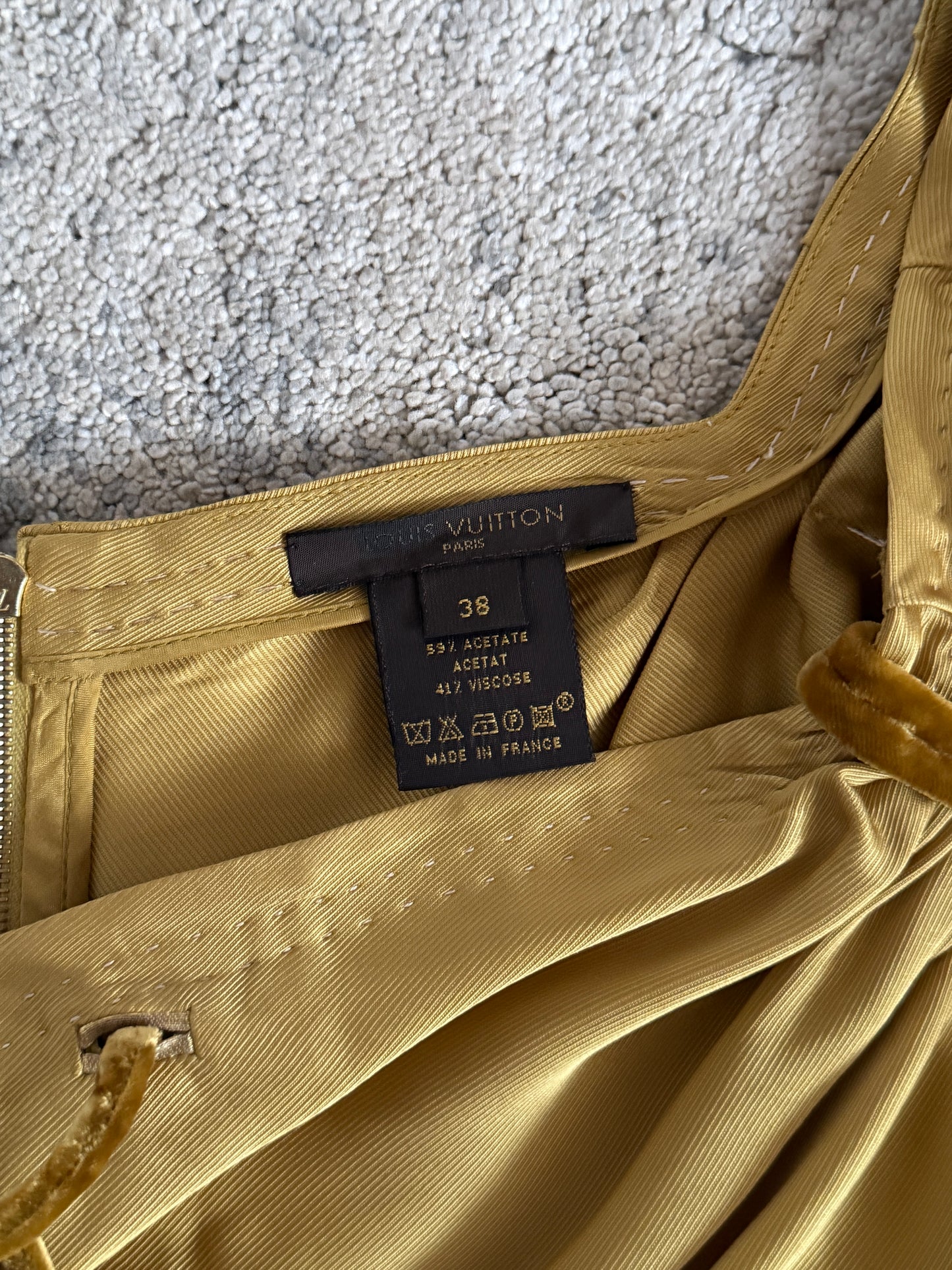 Louis Vuitton SS2004 acetate & viscose top