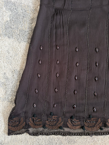 Louis Vuitton 2000’s silk baby doll dress