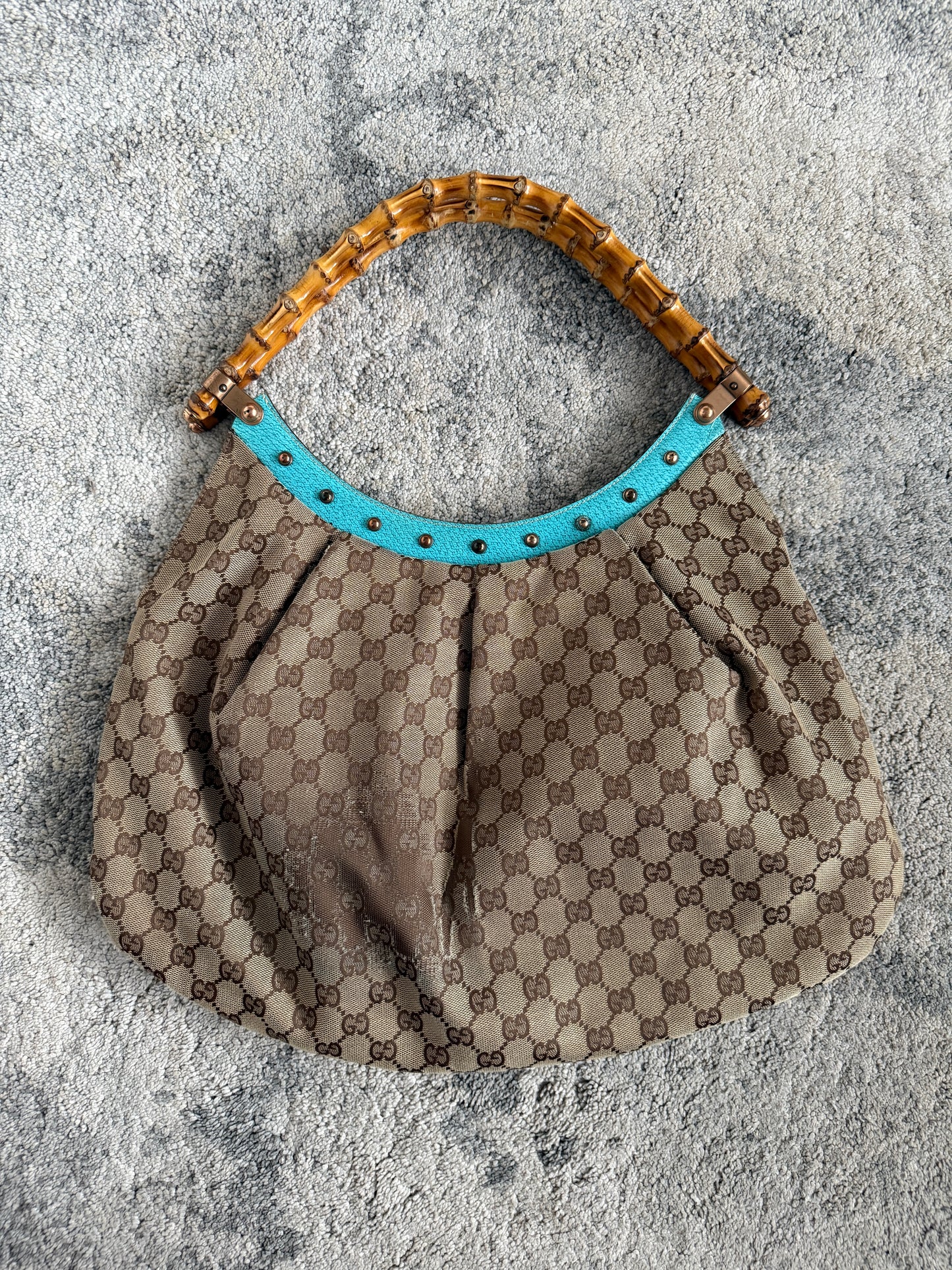 Gucci 2000’s monogram with bamboo handle