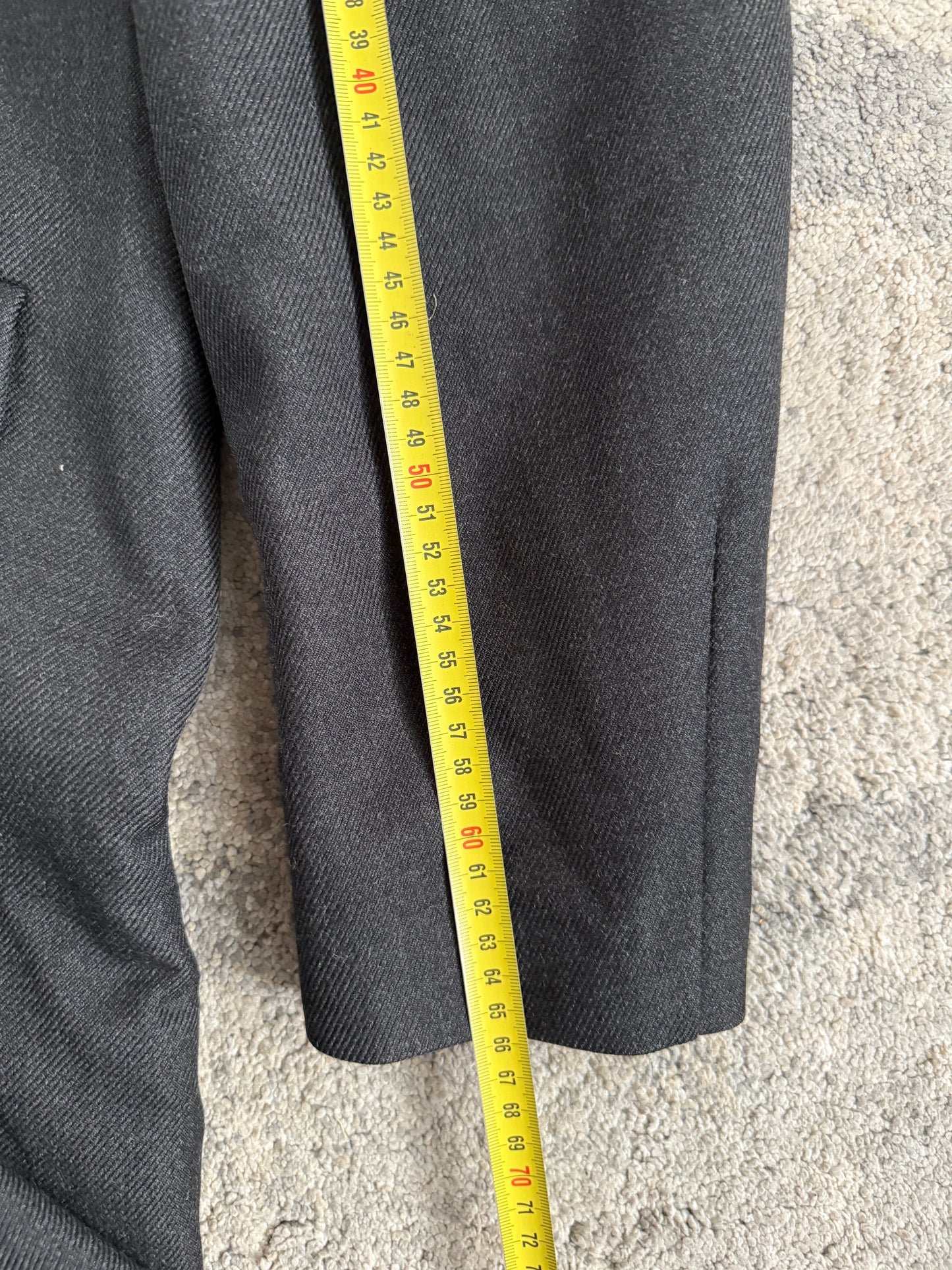 Prada FW2007 colorblock wool long coat