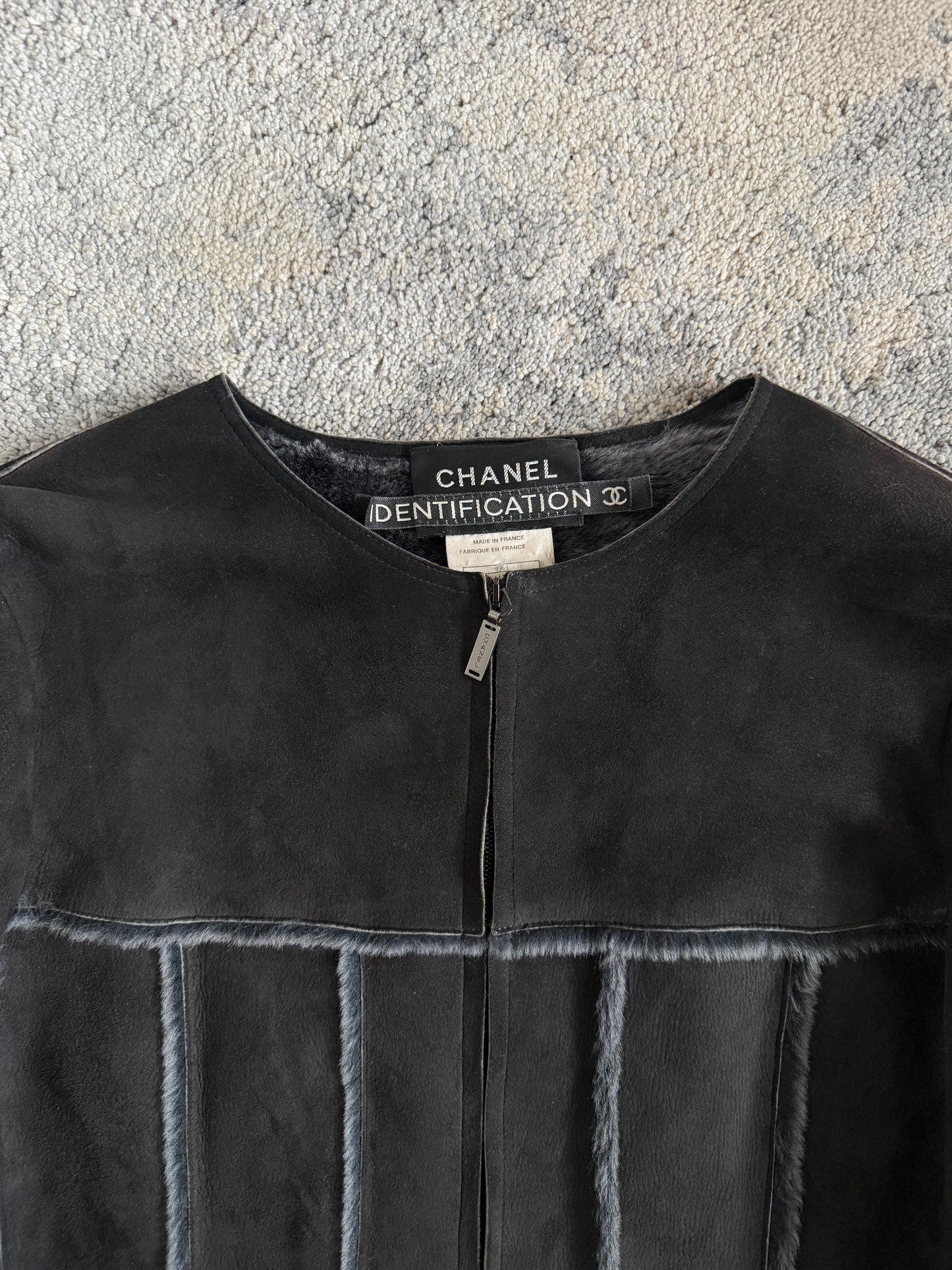 Chanel FW1999 shearling jacket