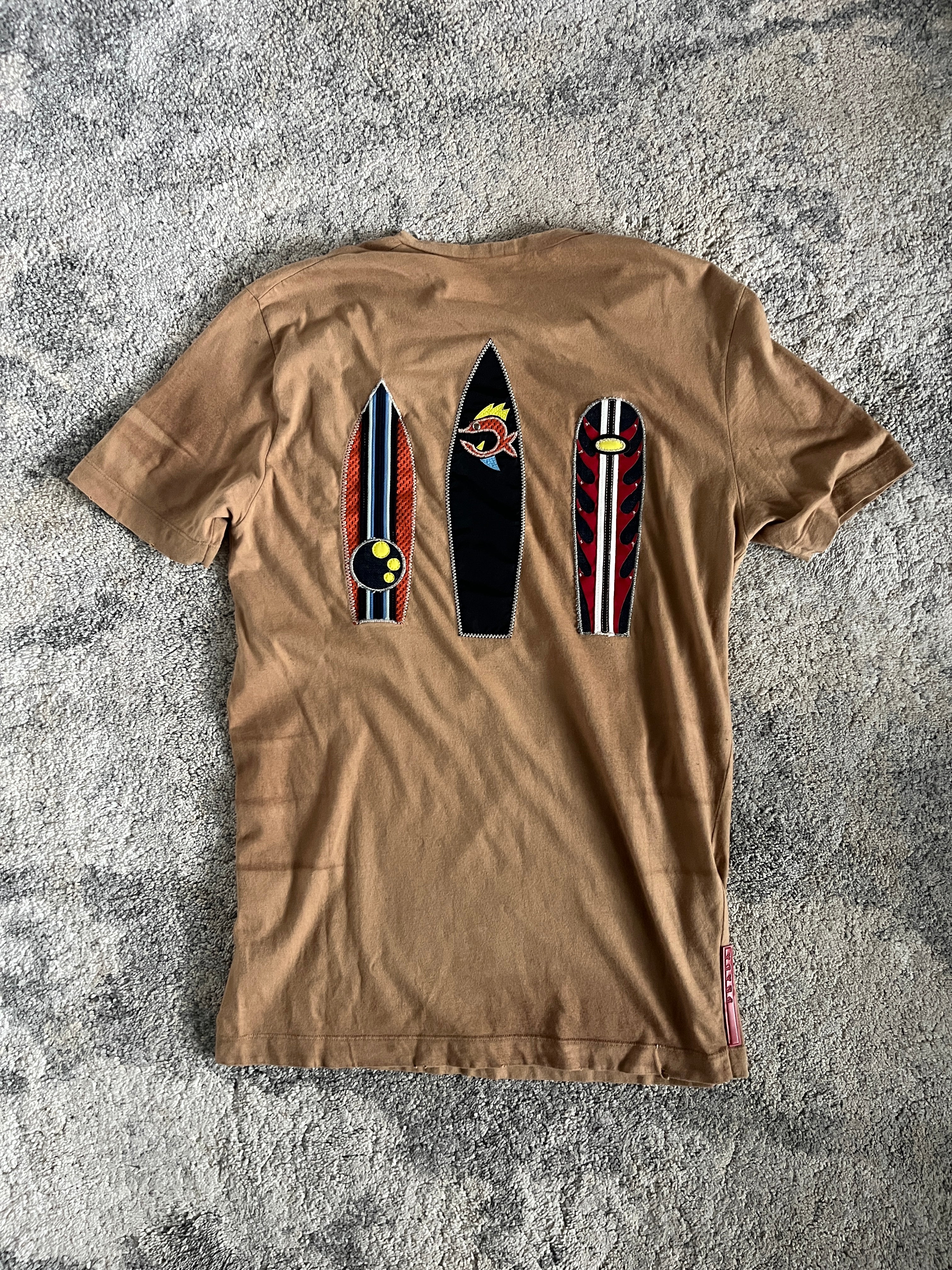 Prada 2000's Cotton surf tee shirt – Grain De Sell