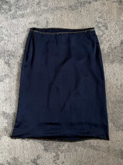 Prada SS1997 silk skirt