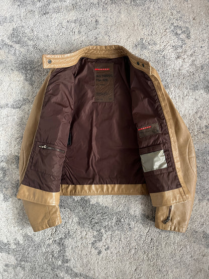 Prada SS2000 motorcycle leather jacket