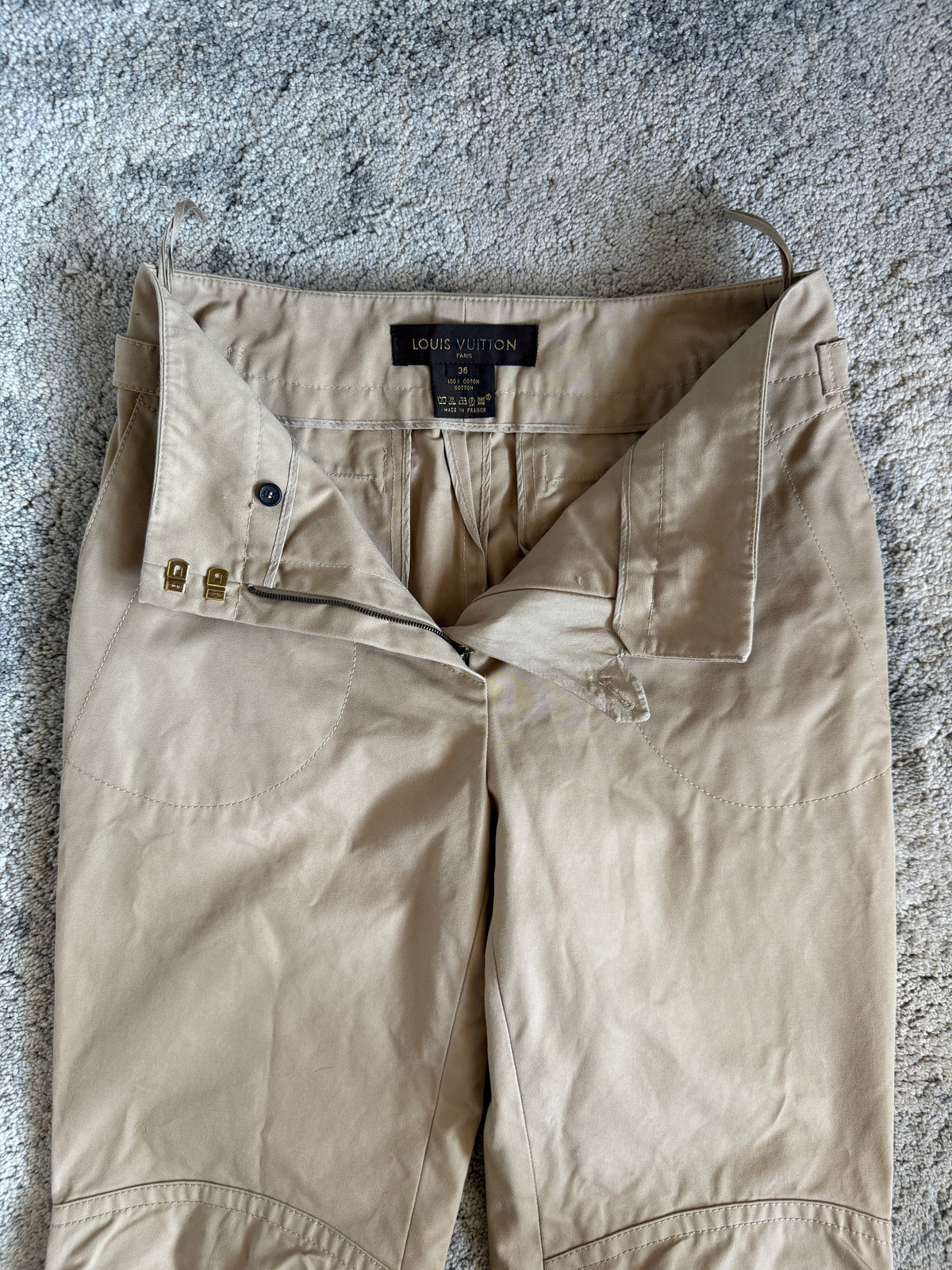 Louis Vuitton FW2002 cotton pants
