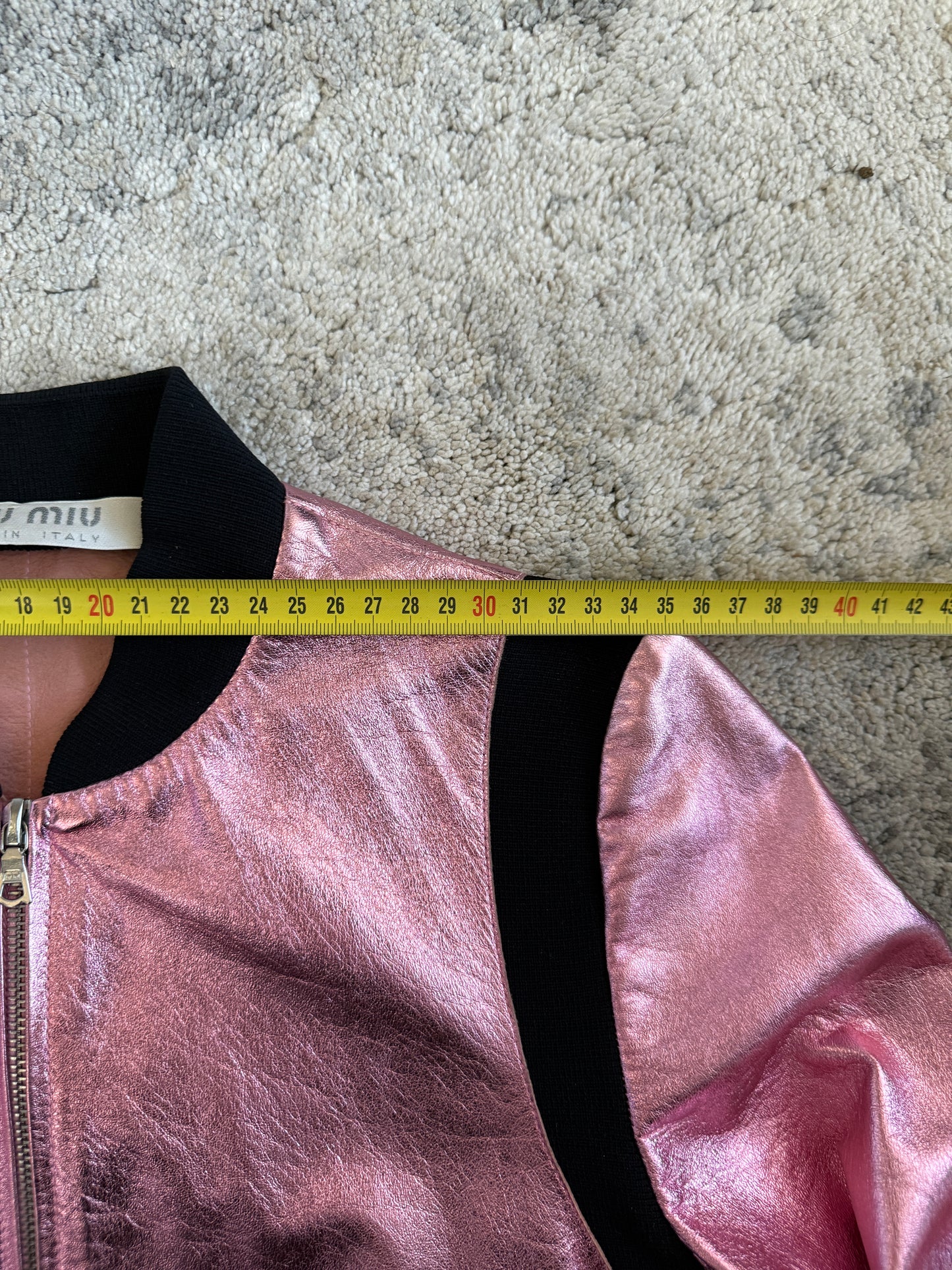 Prada SS2000 shiny leather jacket