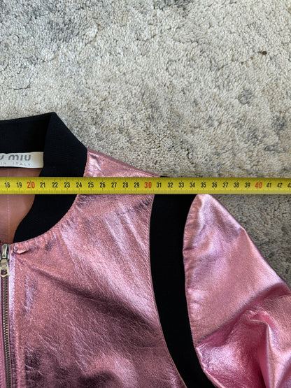 Prada SS2000 shiny leather jacket