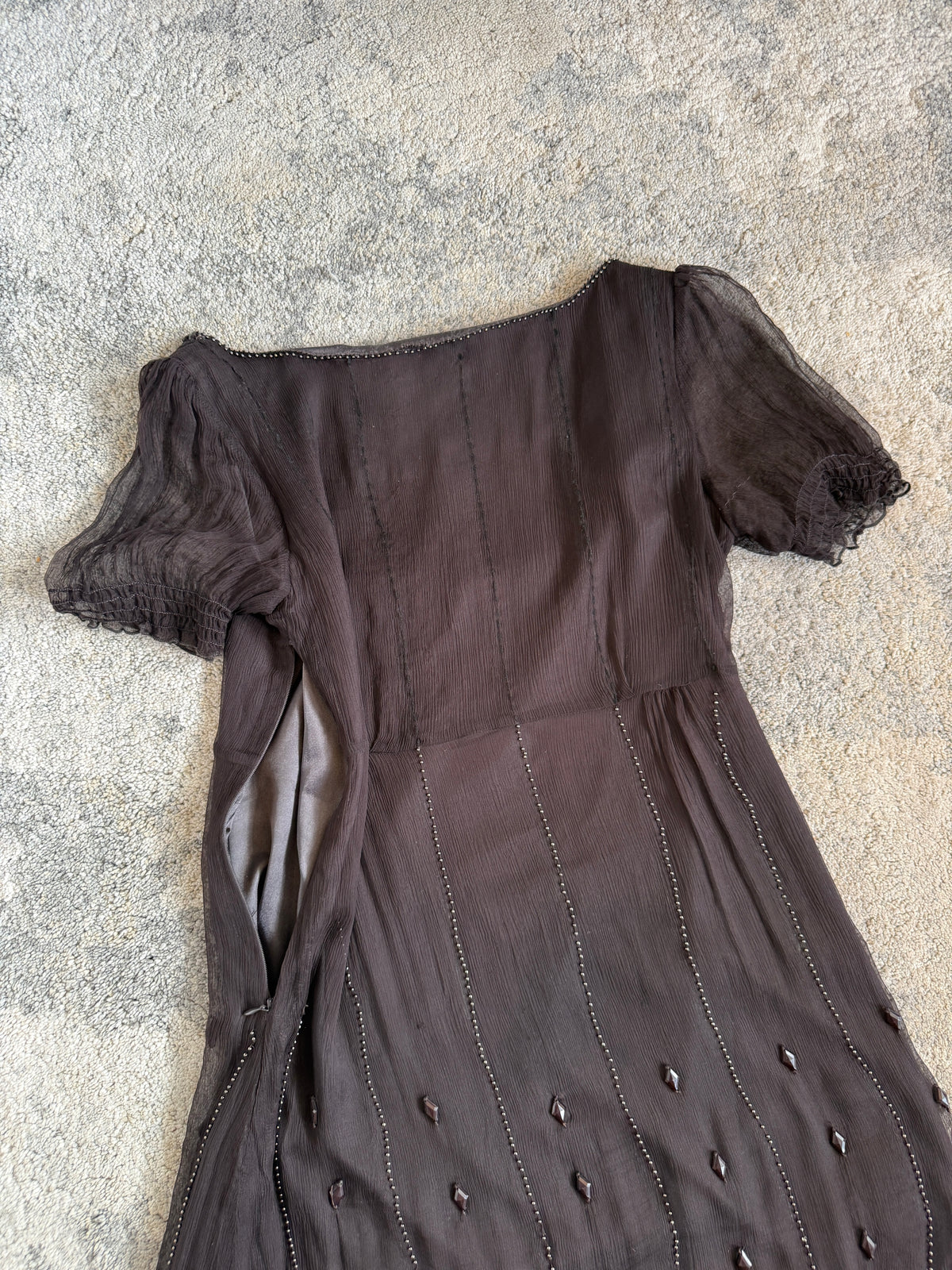 Louis Vuitton 2000’s silk baby doll dress