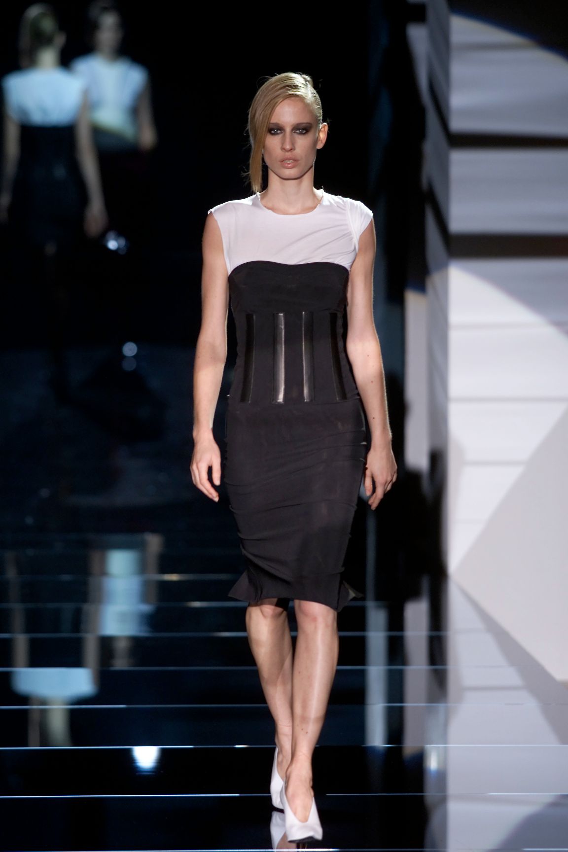 Gucci SS2001 mesh & leather corset by Tom Ford