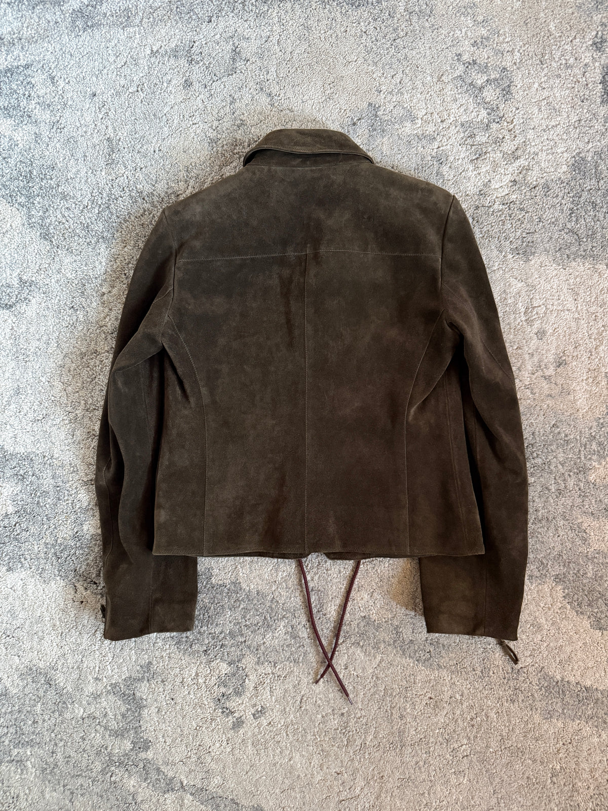 Miu Miu FW1999 suede leather jacket
