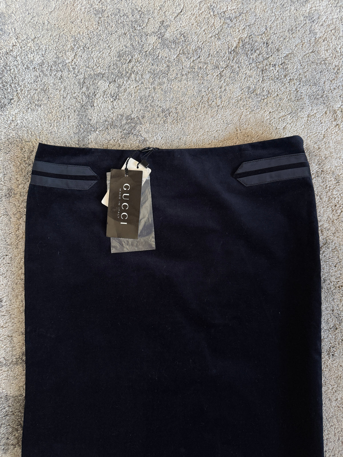 Gucci 2005 velvet skirt