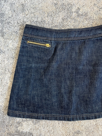 Prada 2000’s denim mini skirt