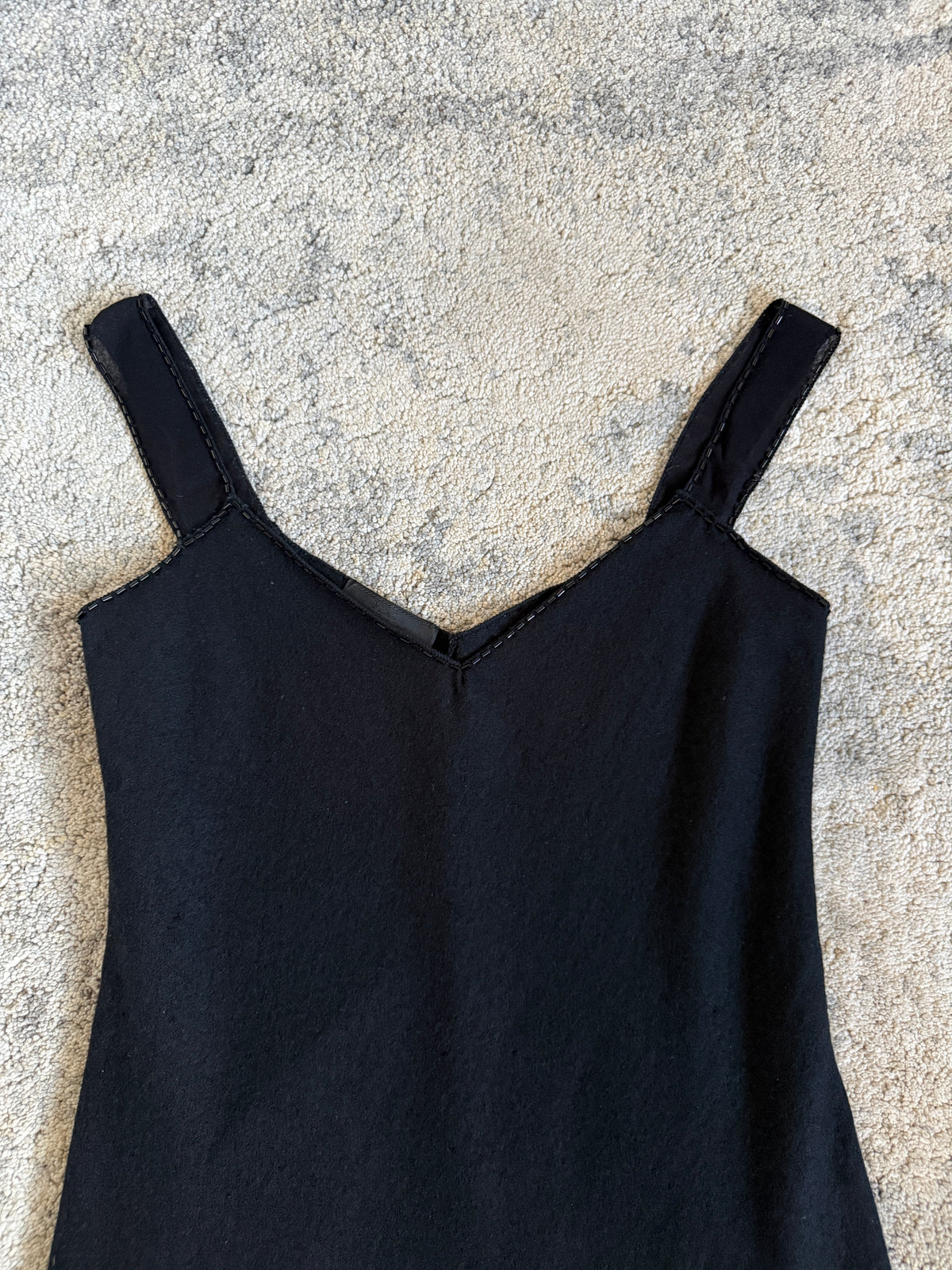 Prada FW1997 wool embellished dress